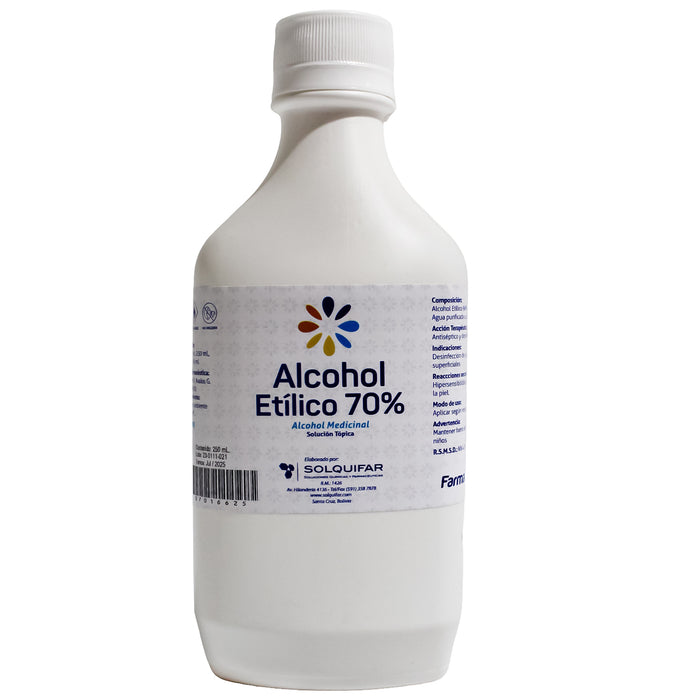 Alcohol Etilico 70 Sol. Farmacorp X 250Ml