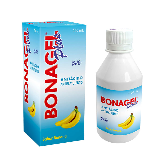 Bonagel Plus Suspensión Sabor Banana X 200Ml