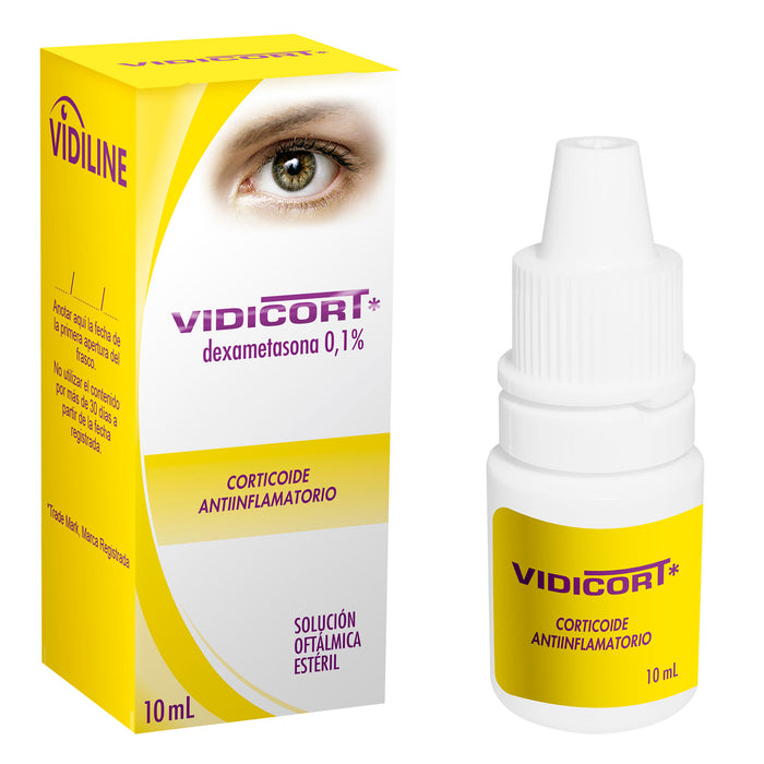 Vidicort 0.1% Colirio Frasco X 10Ml Dexametasona