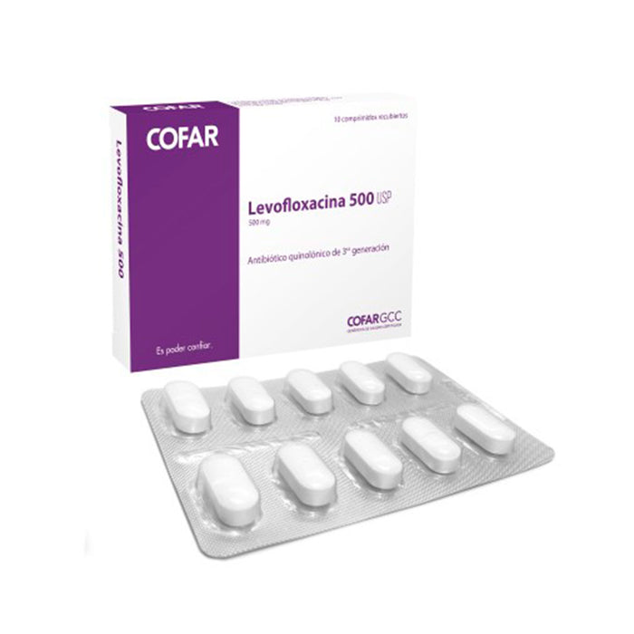 Levofloxacina 500Mg Cofar X Tableta