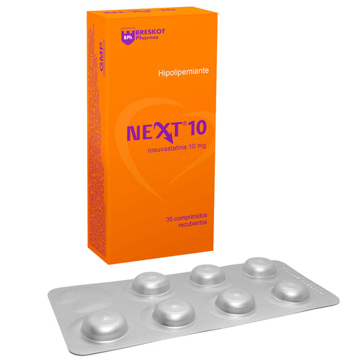 Next 10Mg Rosuvastatina X Tableta
