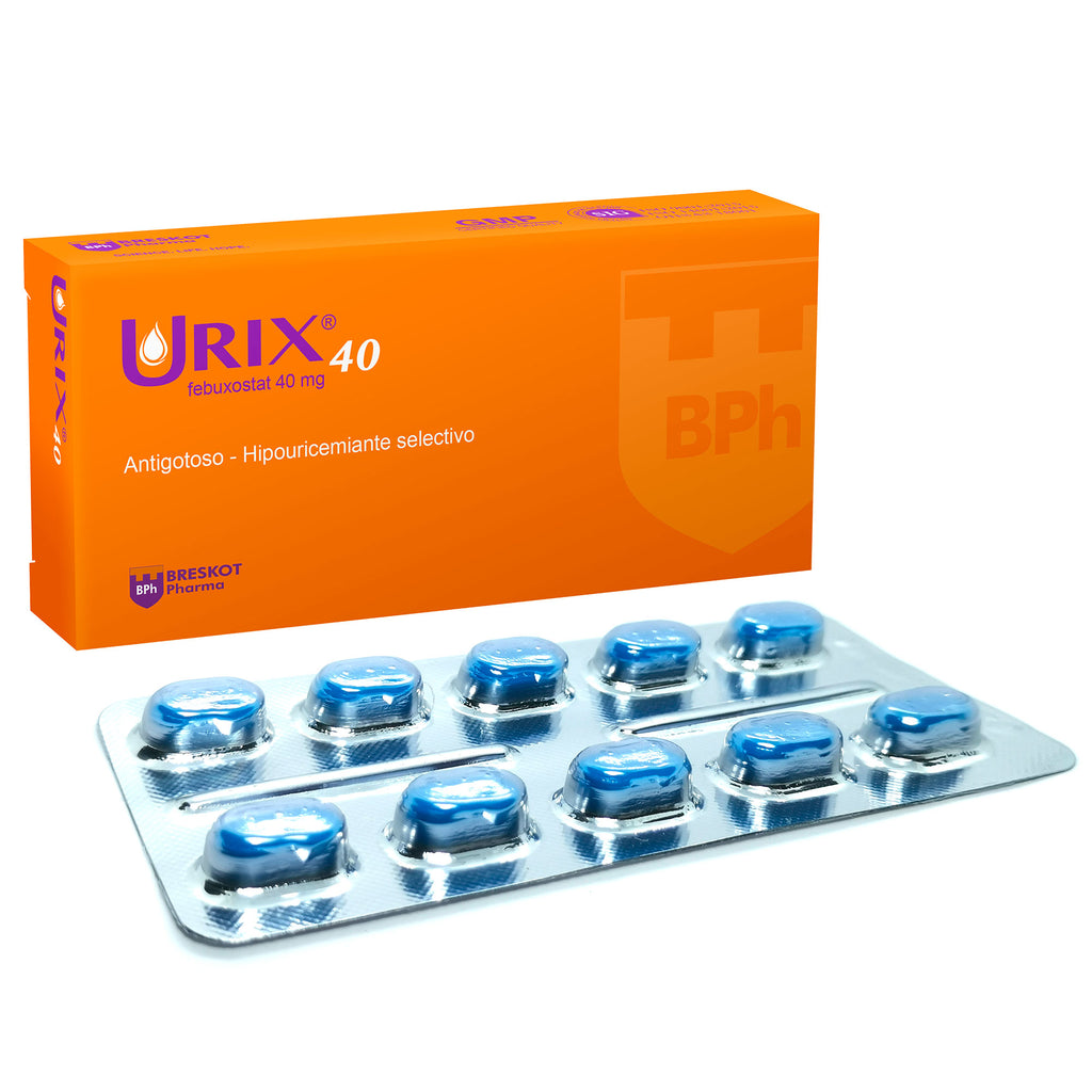 Urix 40Mg Febuxostat X Tableta— Farmacorp
