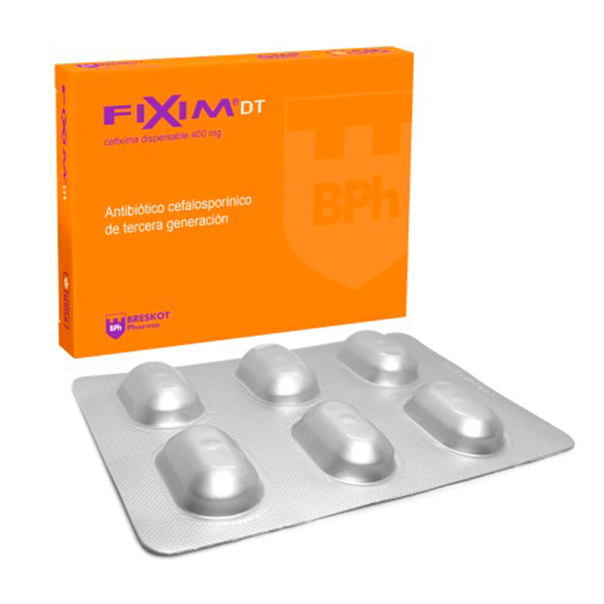 Fixim Dt Cefixima 400Mg X Tableta— Farmacorp