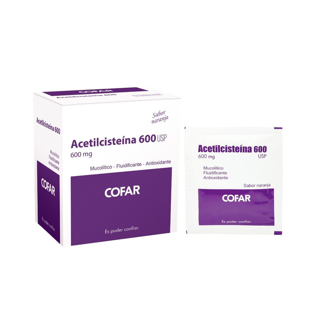 Fluidimed 600Mg Acetilcisteina Naranja X Sobre— Farmacorp
