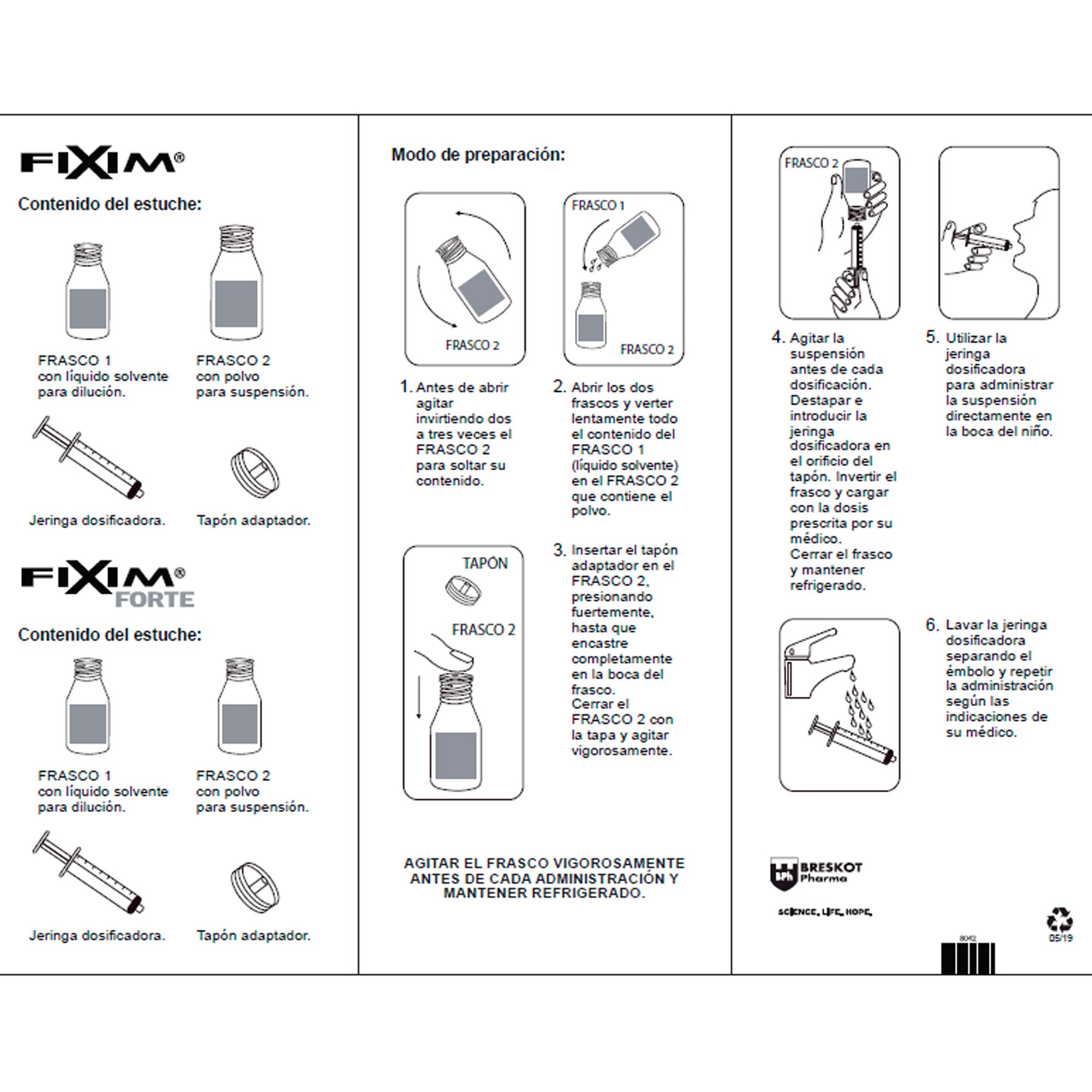 Fixim Forte 200Mg 5Ml Susp X 50Ml Cefixima— Farmacorp
