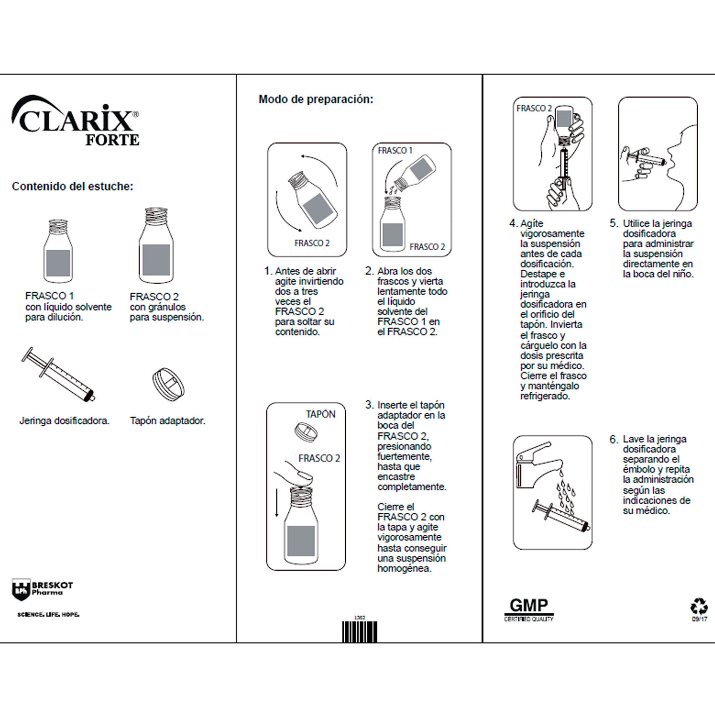 Clarix Forte 250Mg 5Ml Susp X 80Ml Claritromicina— Farmacorp