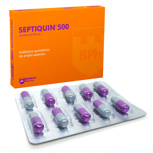 Septiquin Ciprofloxacina 500Mg X Capsula