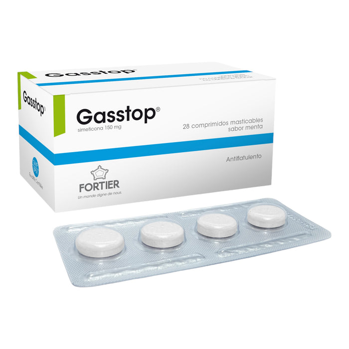 Gasstop 150Mg Simeticona Masticable X Comprimido