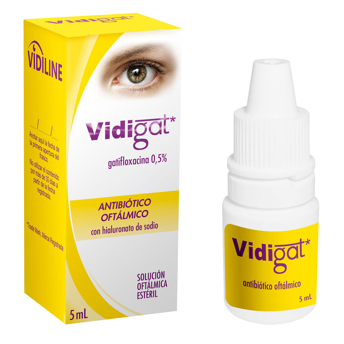 Vidigat 0.5% Colirio X 5Ml Gatifloxacina