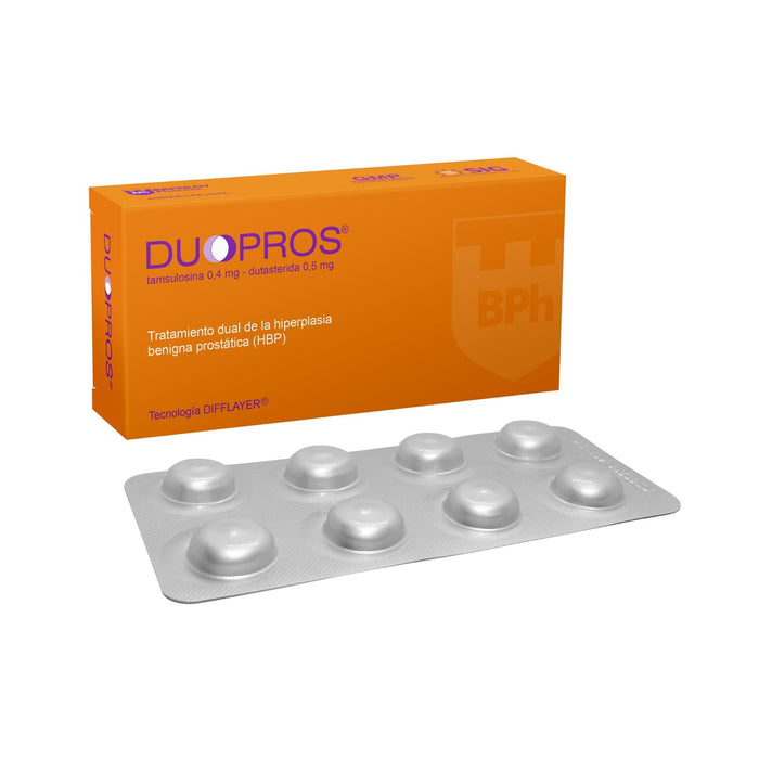 Duopros Tamsulosina 0.4Mg Dutasterida 0.5Mg X Capsula De Liberación Prolongada