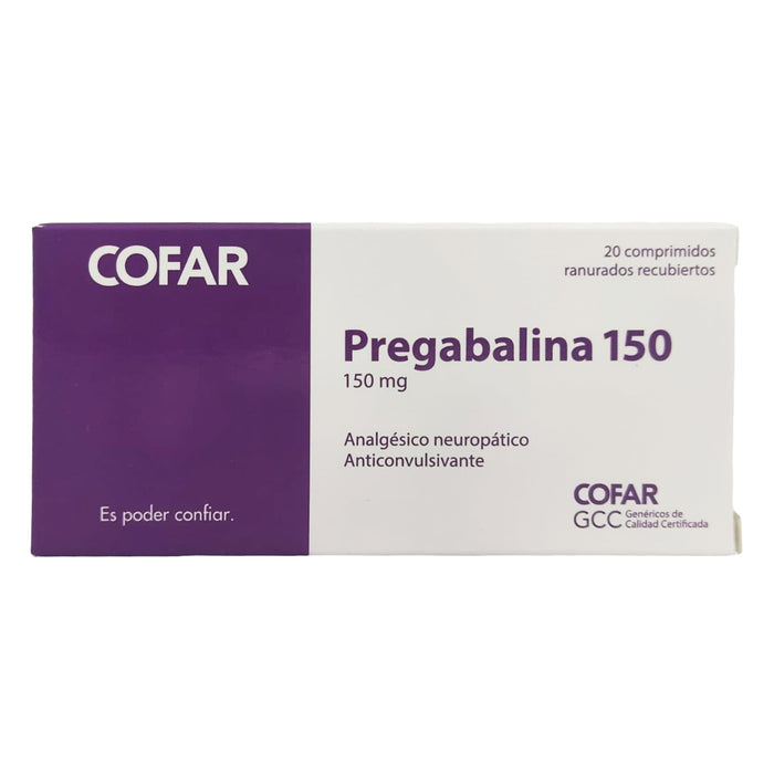 Cofar Pregabalina 150Mg X Comprimido