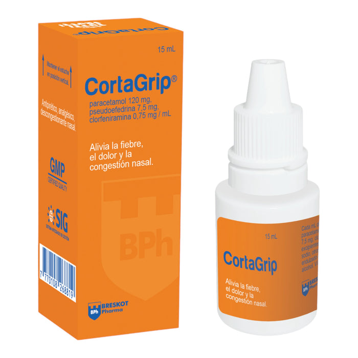 Cortagrip Gotas (Antigripal) X 15Ml