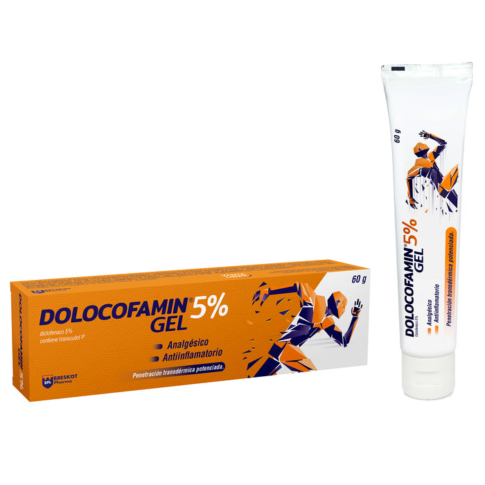Dolocofamin 5% Diclofenaco Gel X 60G