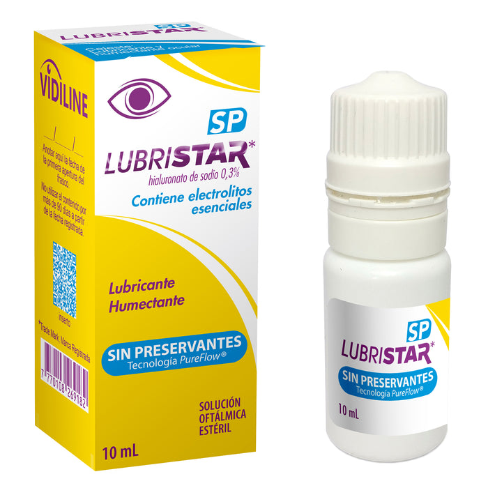 Lubristar Sp 0.3% Colirio Hialurona Sodio X 10Ml