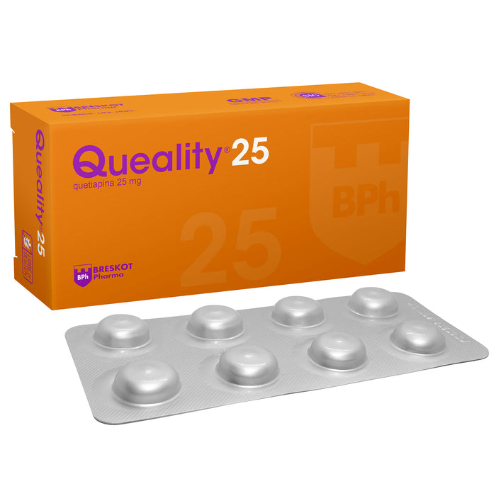 Queality 25Mg Quetiapina X Comprimido