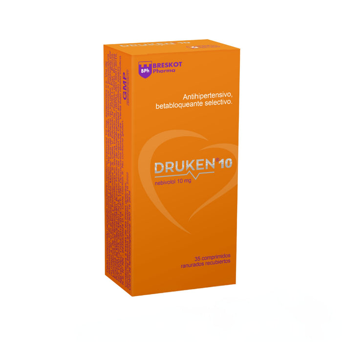 Druken Nebivolol 10Mg X Comprimido