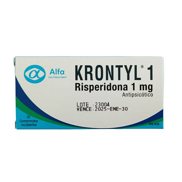 Krontyl 1 Risperidona 1Mg X Tableta