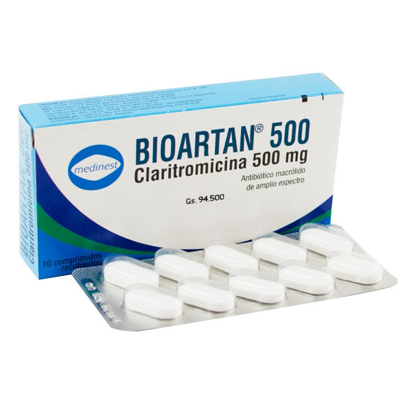 Bioartan Claritromicina 500Mg X Tableta