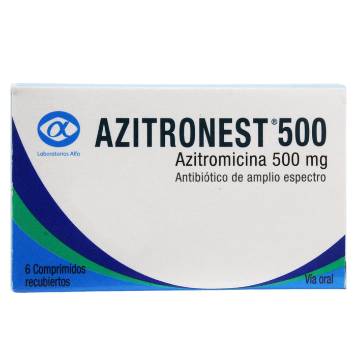 Azitronest Azitromicina 500Mg X Tableta