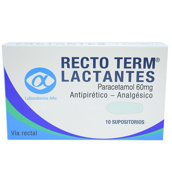 Recto Term Lactantes Paracetamol 60Mg X Supositorio