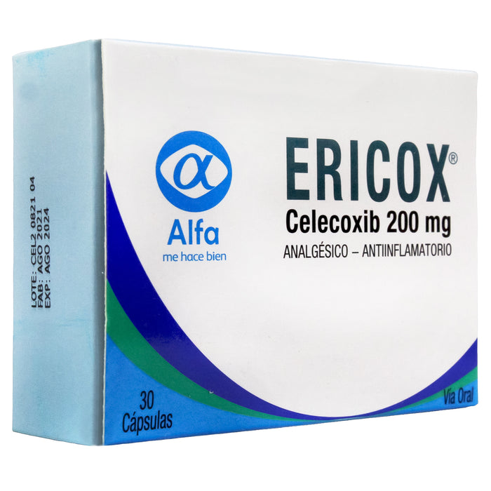 Ericox Celecoxib 200Mg X Capsula