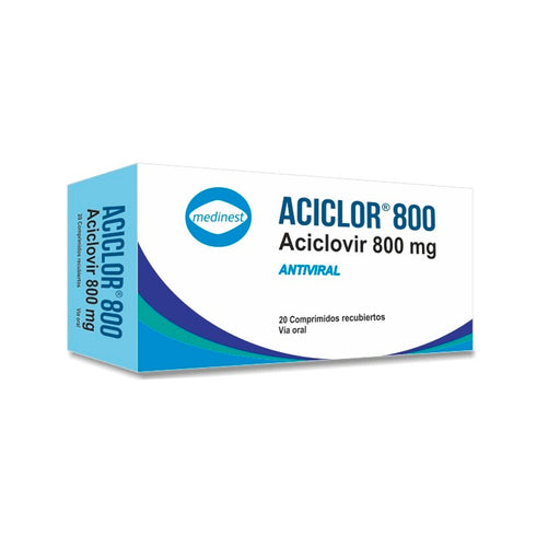 Aciclor 800Mg Aciclovir X 30 Comp