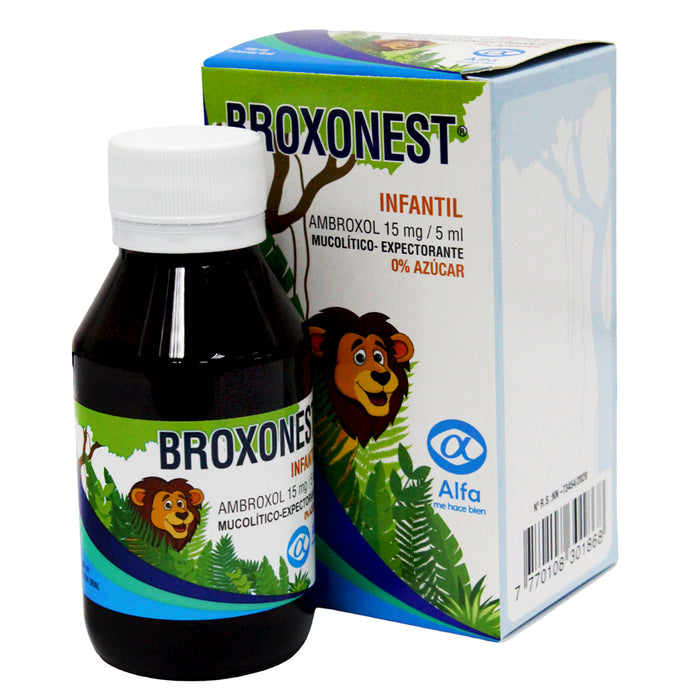 Broxonest Infantil 15Mg 5Ml Jbe X 100Ml Ambroxol