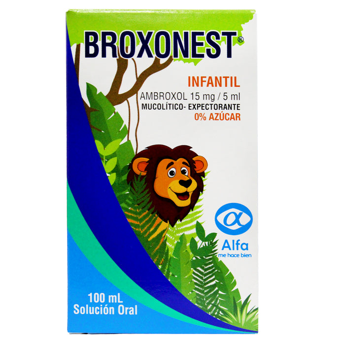 Broxonest Infantil 15Mg 5Ml Jbe X 100Ml Ambroxol