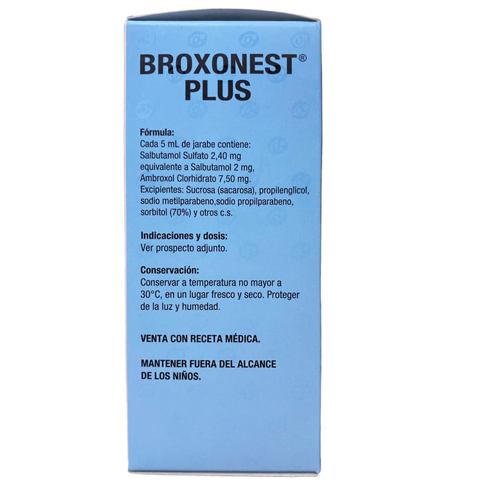 Broxonest Plus Jarabe X 120Ml Salbutamol Ambroxol