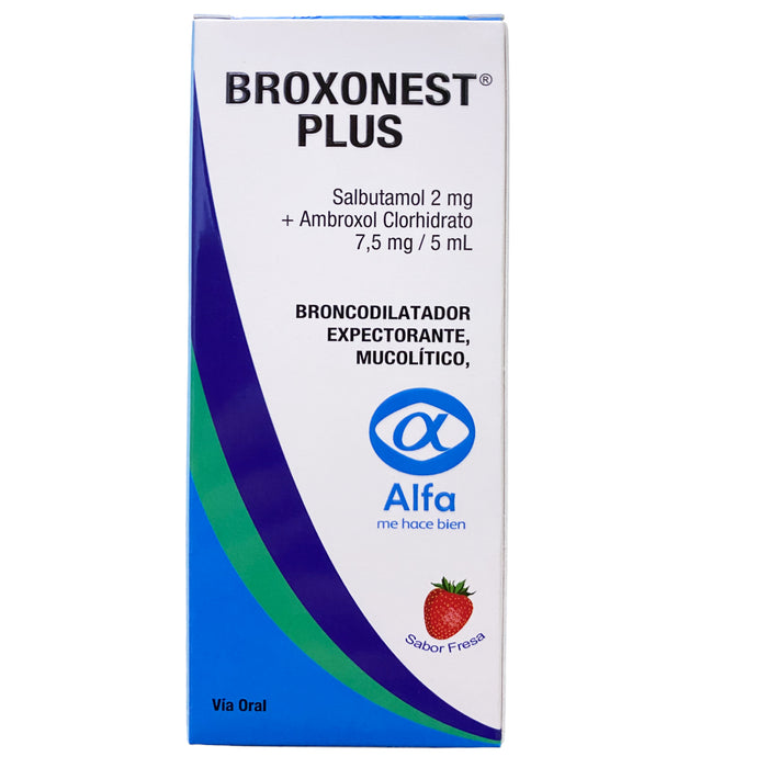 Broxonest Plus Jarabe X 120Ml Salbutamol Ambroxol