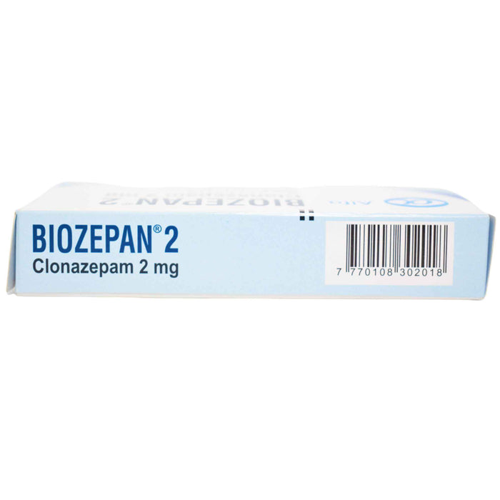 Biozepan Clonazepam 2Mg X Tableta