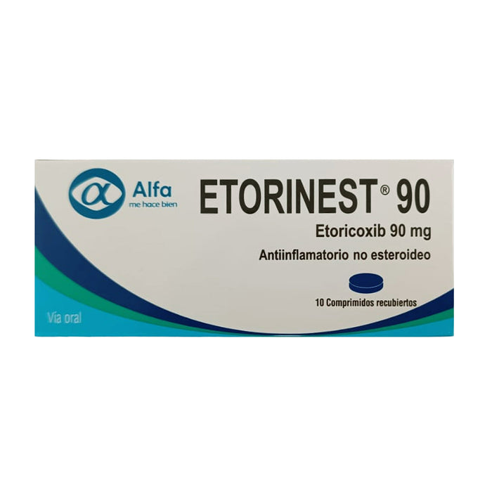 Etorinest 90 Mg Etoricoxib X Comprimido