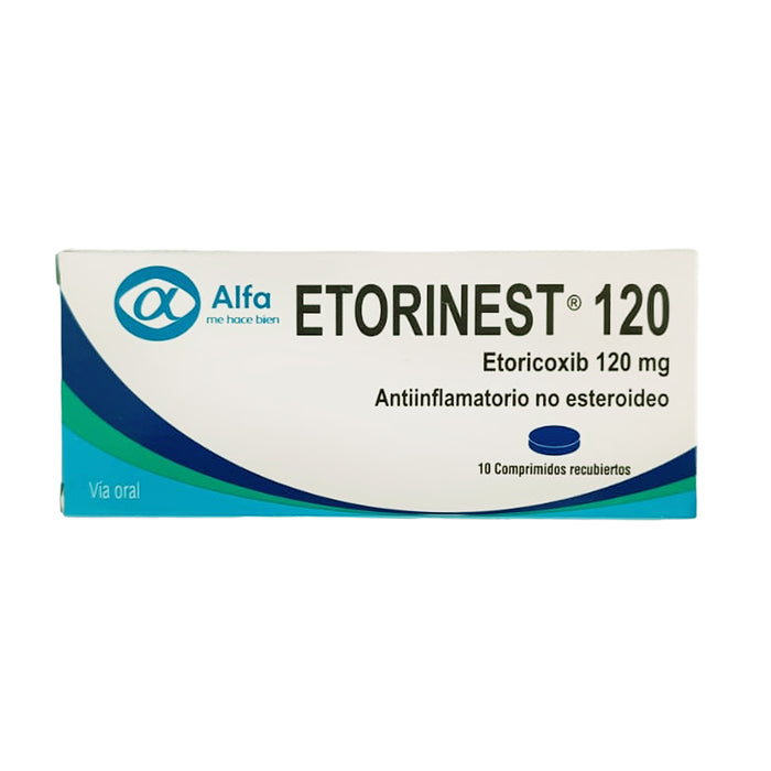 Etorinest 120Mg Etoticoxib X Comprimido