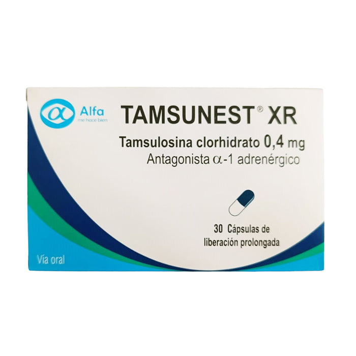 Tamsunest Xr 0.4Mg X 30 Cap Lib Prol Tamsulosina