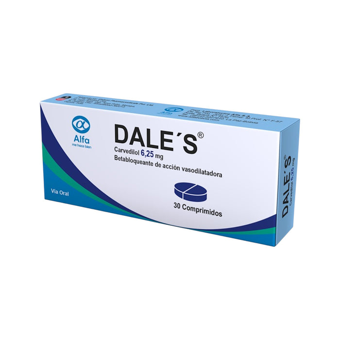 Dales Carvedilol 6.25Mg X Comprimido