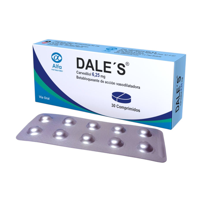 Dales Carvedilol 6.25Mg X Comprimido