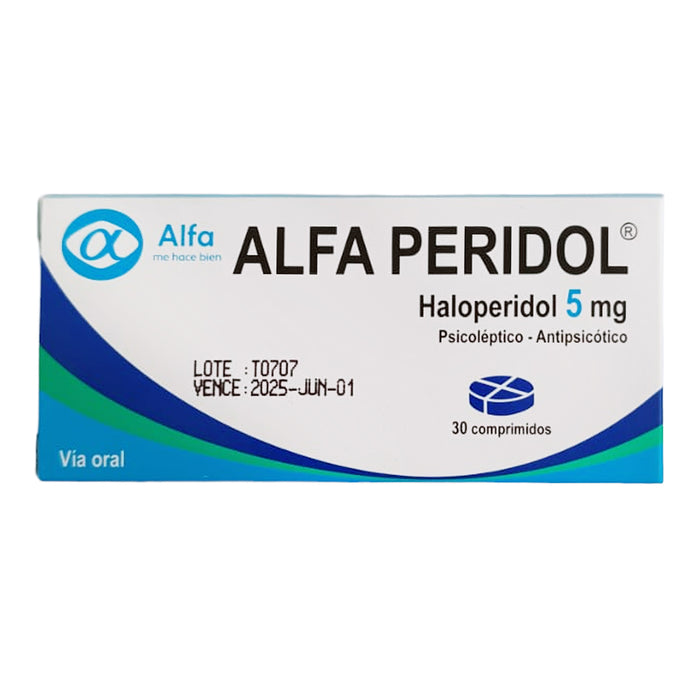 Alfa Peridol 5Mg X 30 Comp Haloperidol