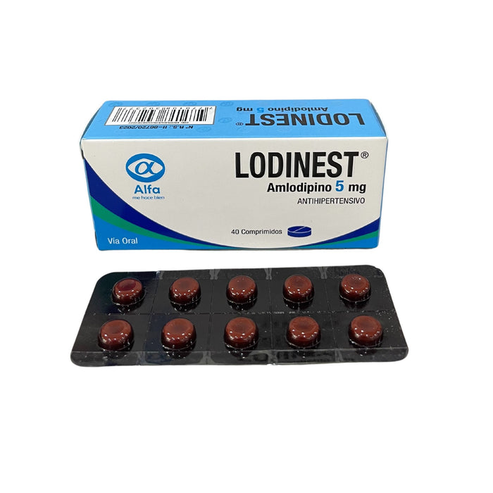 Lodinest Amlodipino 5Mg X Comprimido