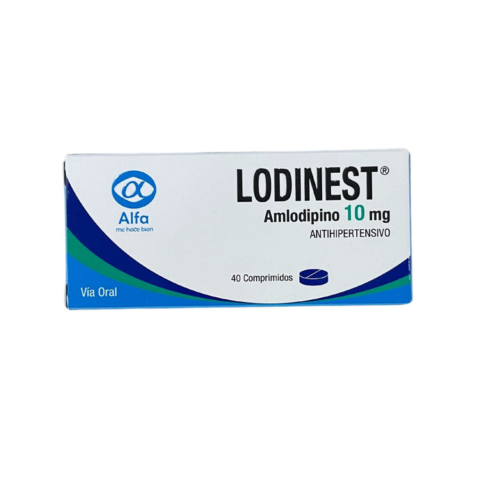 Lodinest Amlodipino 10Mg X Comprimido