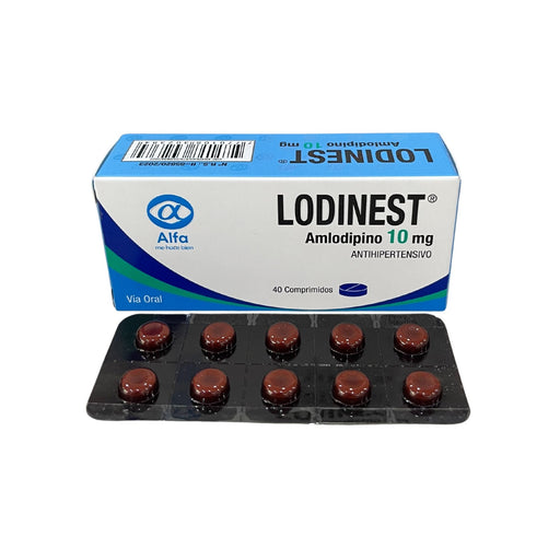 Lodinest Amlodipino 10Mg X Comprimido