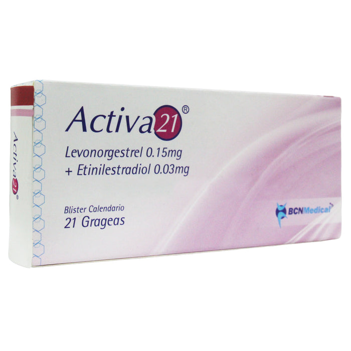 Activa Levonorgestrel 0.15Mg Y Etinil Estradiol 0.03Mg X 21Gageas