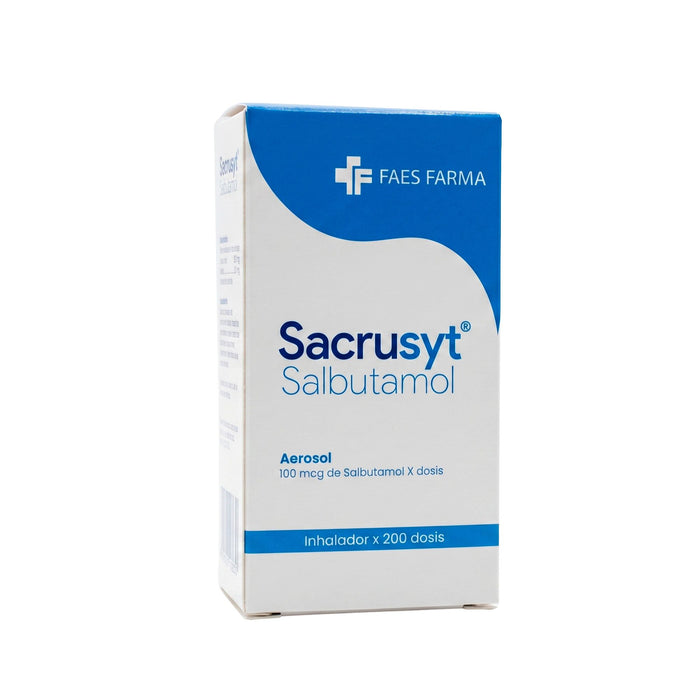 Sacrusyt Salbutamol 100Mcg Inhalador X 200 Dosis