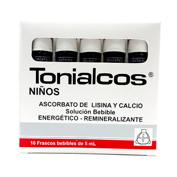 Tonialcos Niños Ascorbato De L-Lisina 0.25G Y Ascorbato De Calcio 0.25G X Ampolla