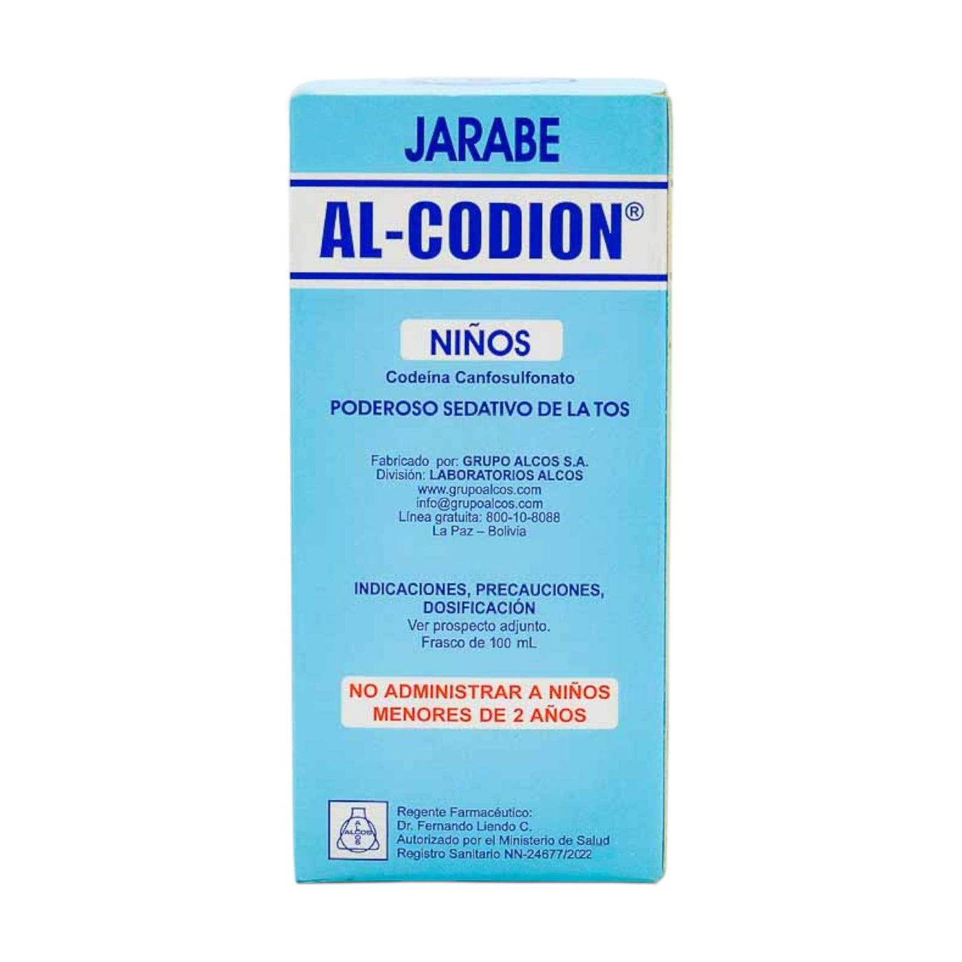 Al Codion Niños Jarabe Codeina X 100Ml— Farmacorp
