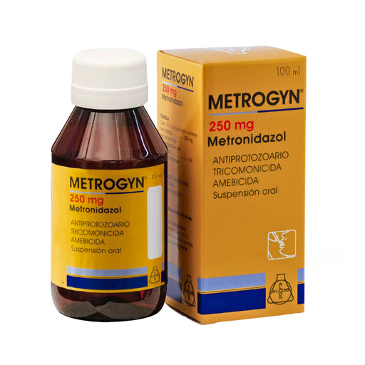 Metrogyn Metronidazol 250Mg / 5Ml Suspensión X 100Ml