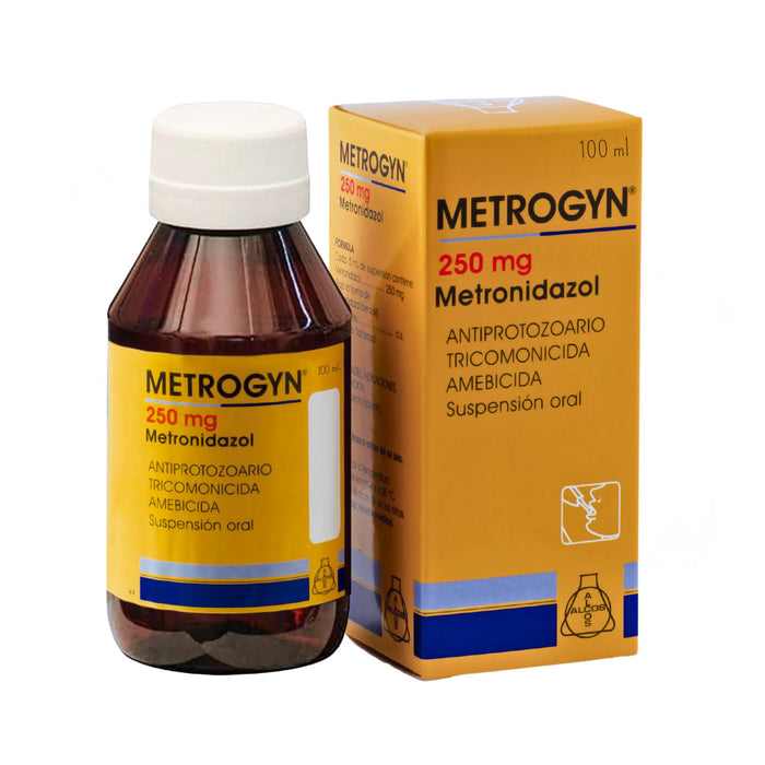 Metrogyn Metronidazol 250Mg / 5Ml Suspensión X 100Ml