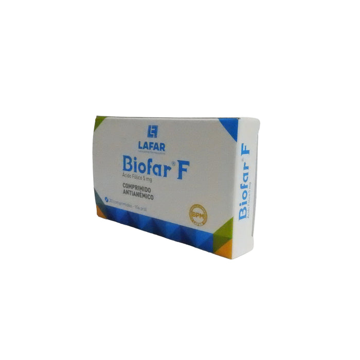 Biofar F 5Mg Acido Folico X Comprimido