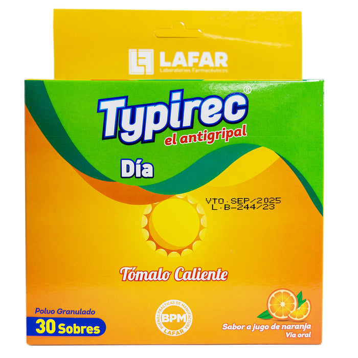 Typirec Dia Antigripal Sabor Naranja X Sobre