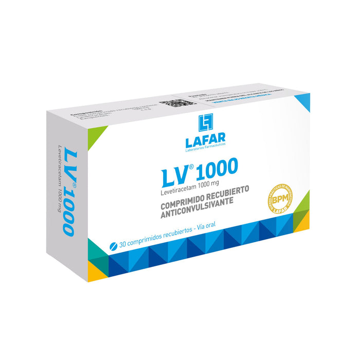 Lv 1000 Mg Levetiracetam X Comprimido