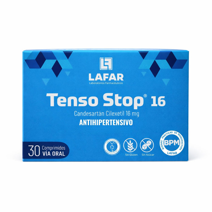 Tenso Stop Candesartan 16Mg X Comprimido